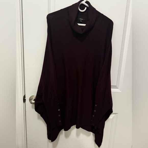 ALFANI ~ Turtleneck Poncho Sweater - Picture 2 of 3